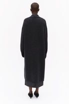 Franklin Row cashmere Cardigan - Charcoal – back view