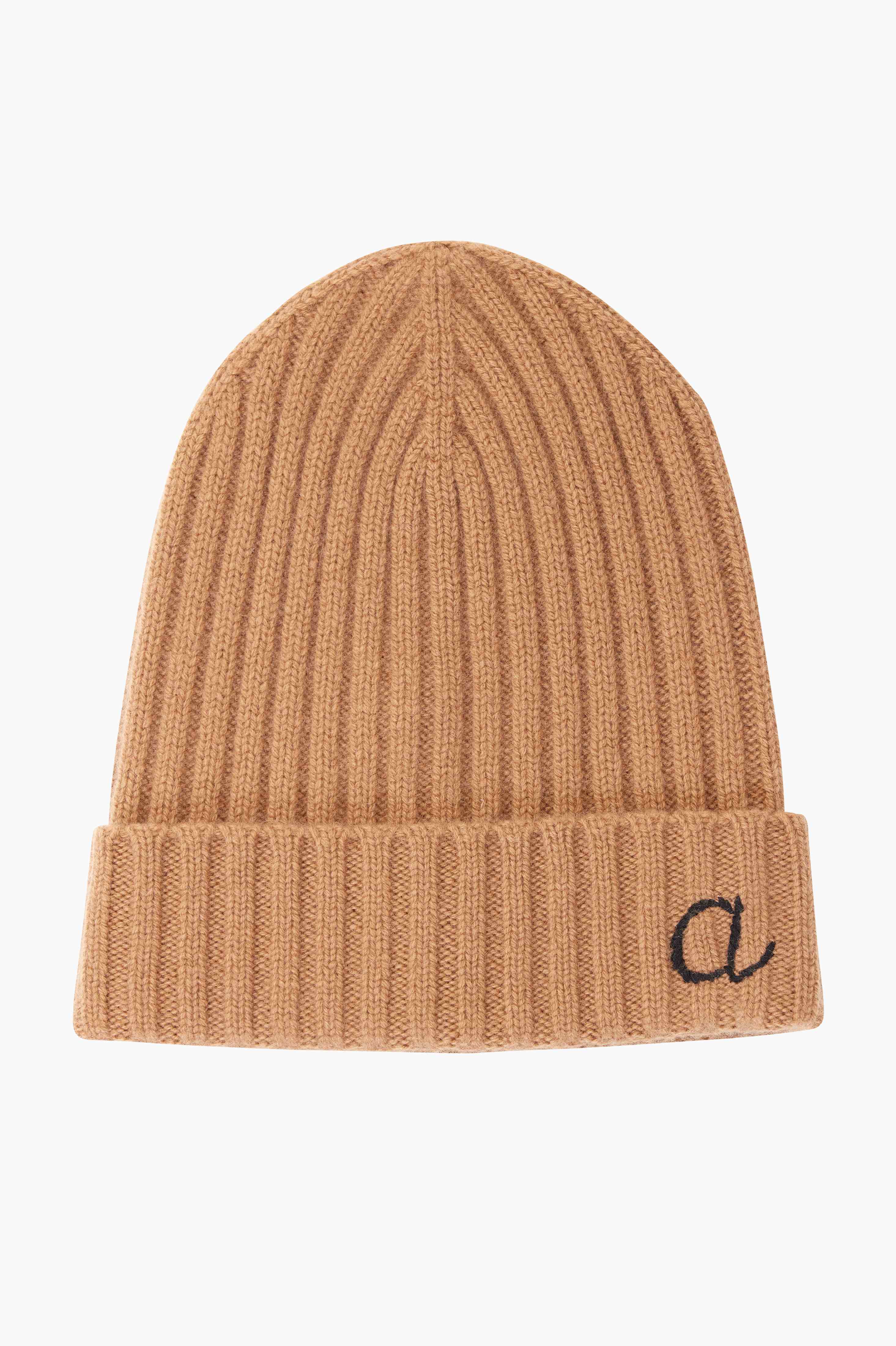 Megan cashmere Hat - Dark Camel