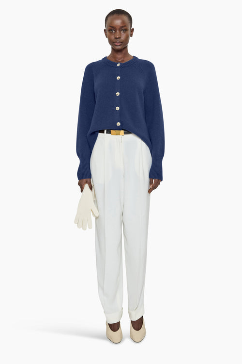 Belgravia Cardigan - Washed Indigo