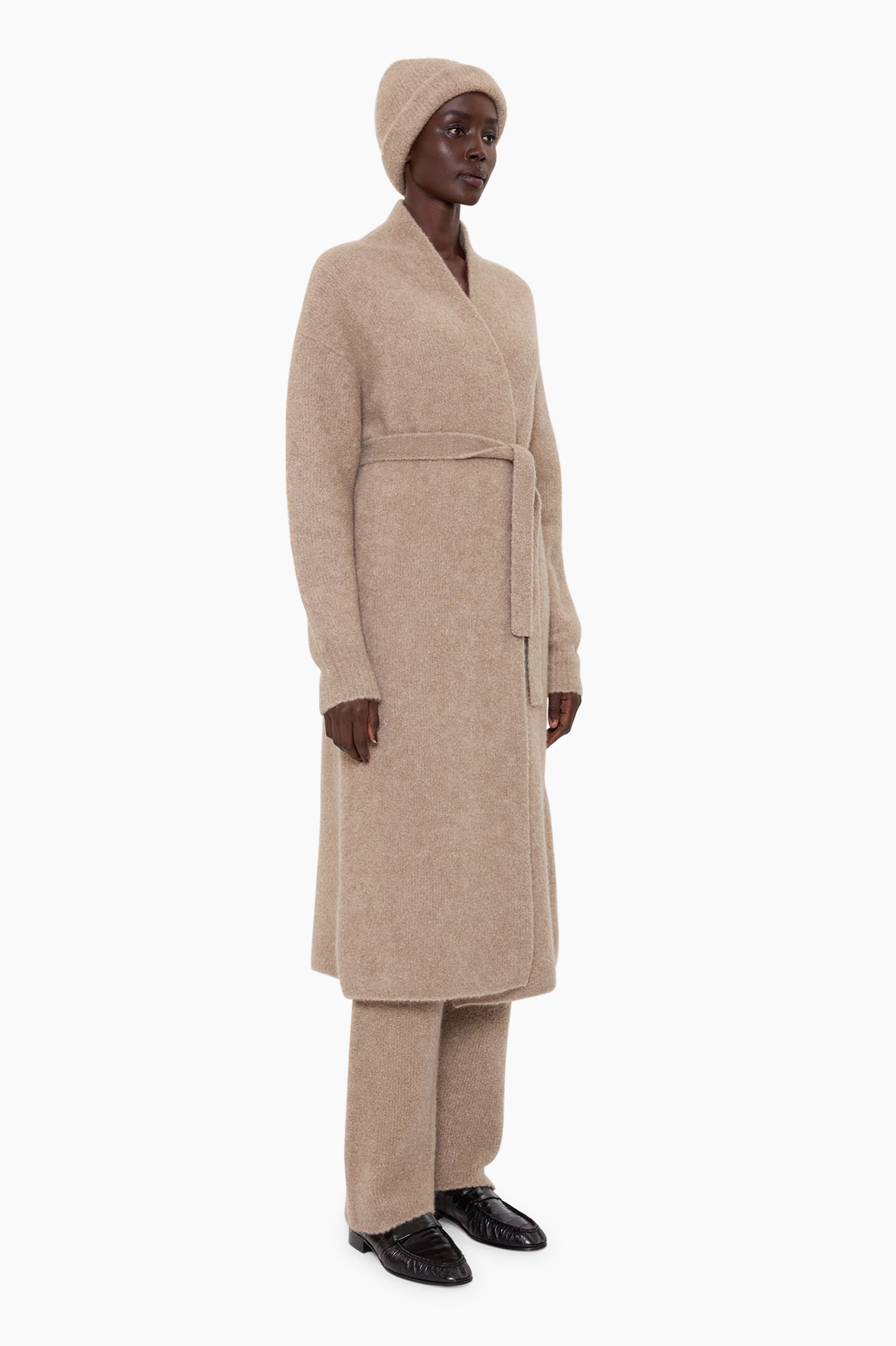 Kennedy cashmere Cardigan - Tengger – side view