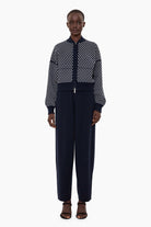 Jace cashmere Sweater - Navy – front view