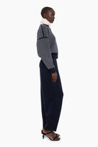 Jace cashmere Sweater - Navy – side view