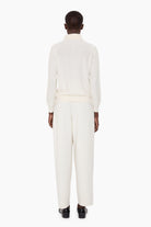 Kaci cashmere Cardigan - Ivory – back view