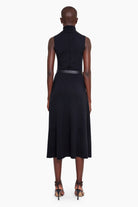 Naima cashmere Dress - Black – back view
