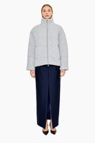 Richmond cashmere Jacket - Husky Grey – front view