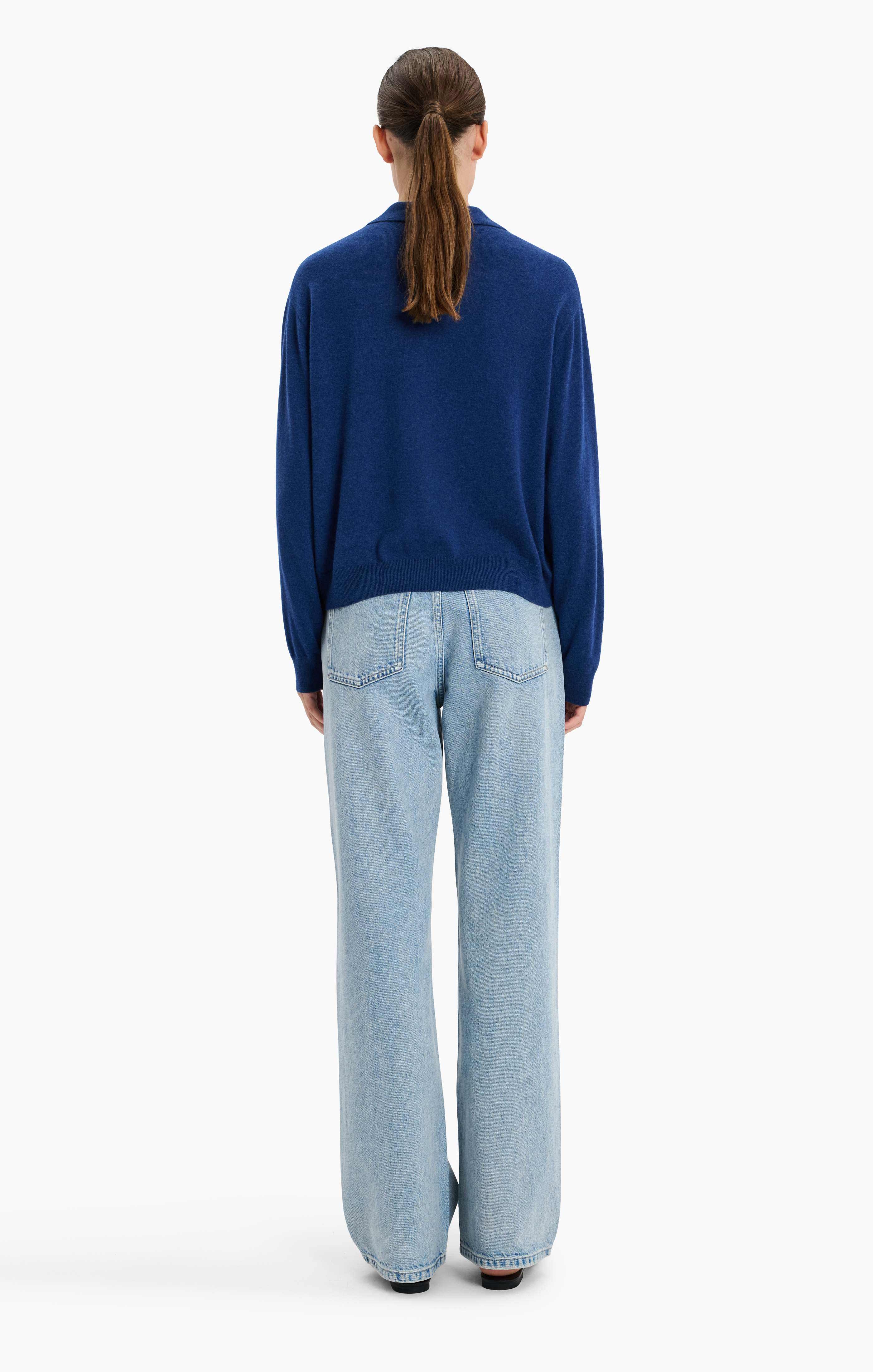 Oxford cashmere Sweater - Odyssey – back view