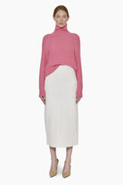 Ellis cashmere Sweater - Tea Rose – front view