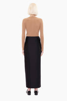 Charlotta cashmere Sweater - Walnut – back view
