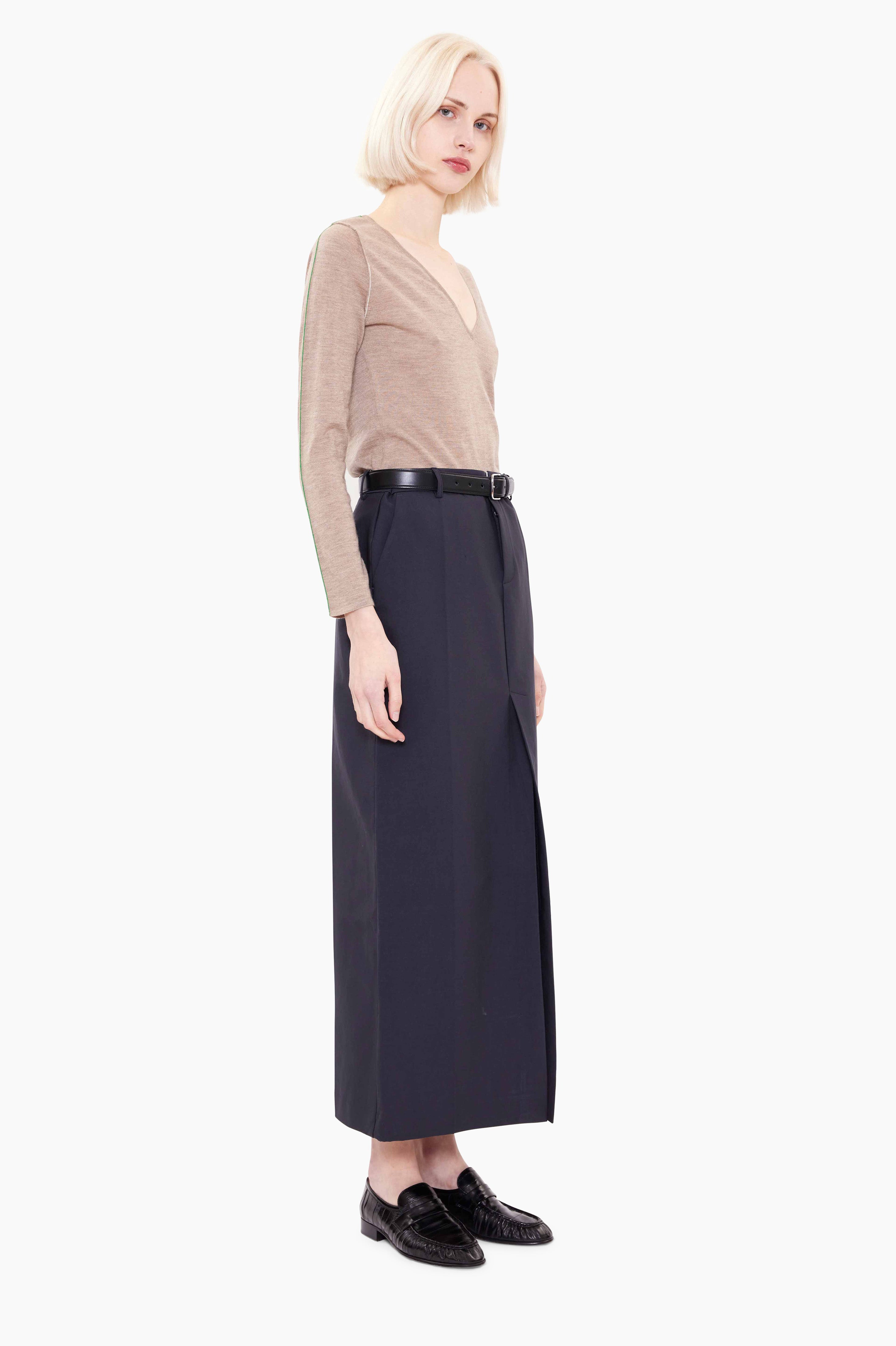 Donie cashmere Sweater - Mink – side view