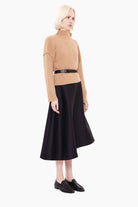 Annika cashmere Sweater - Dark Camel – side view