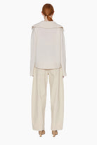 Cortina cashmere Sweater - Ivory – back view