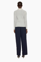 Mable cashmere Sweater - Ivory – back view