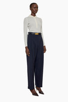 Mable cashmere Sweater - Ivory – side view