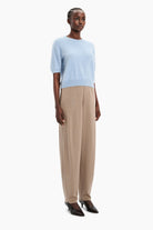 Toulon cashmere Sweater - Icy Blue – side view