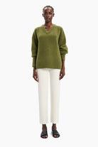 Estelle cashmere Sweater - Serpentine Green