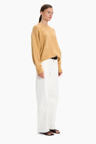 Milan cashmere Sweater - Paradise – side view