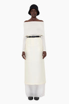 Lori cashmere Sweater - Ivory – front view