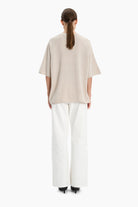 Hackney cashmere Sweater - Chai – back view