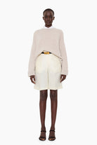Knightsbridge cashmere Sweater - Chai – front view