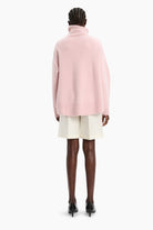 World's End cashmere Sweater - Quartz Pink – back view