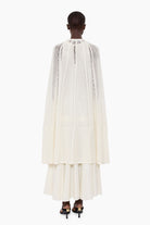 Arwen cashmere Cardigan - Ivory – back view