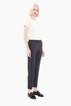 Roxy cashmere Trousers - Charcoal – side view