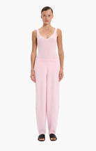 Hayden cashmere Trousers - English Rose – front view