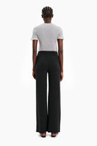 Brickwell cashmere Trousers - Dark Charcoal – back view