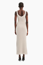 Appleford cashmere Vest - Chai – back view
