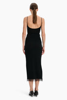 Penelopy cashmere Skirt - Black – back view