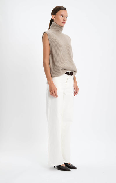Amalfi Vest - Beige Melange
