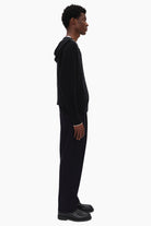 Maddison cashmere Hoodie - Black
