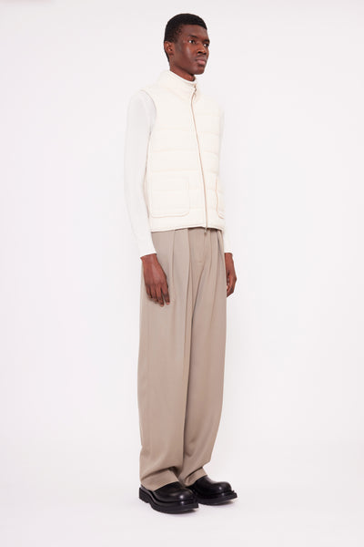 Mr Hammersmith Vest - Ivory/Bath Stone