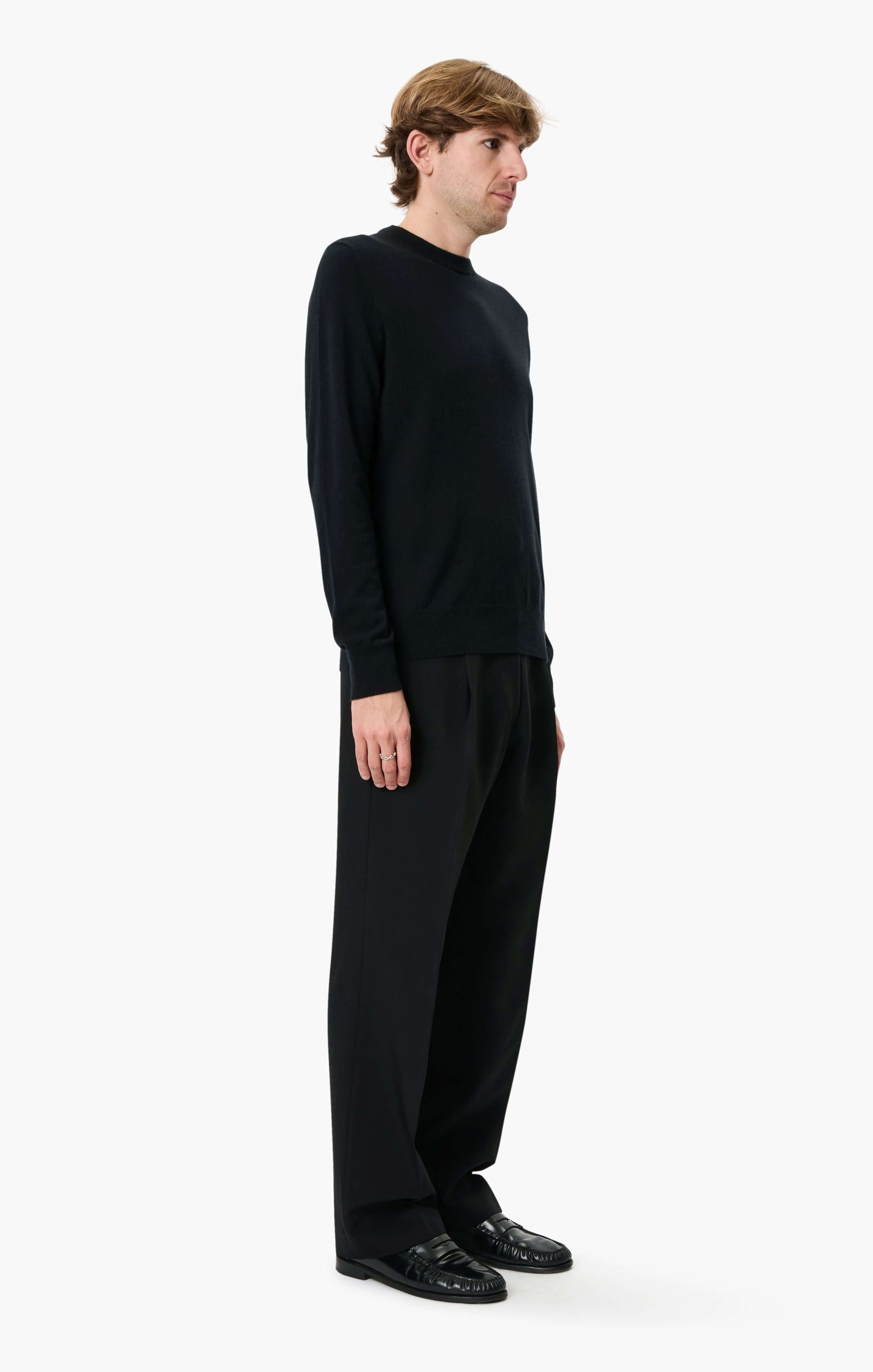 Carlos Place cashmere Sweater - Black – side view