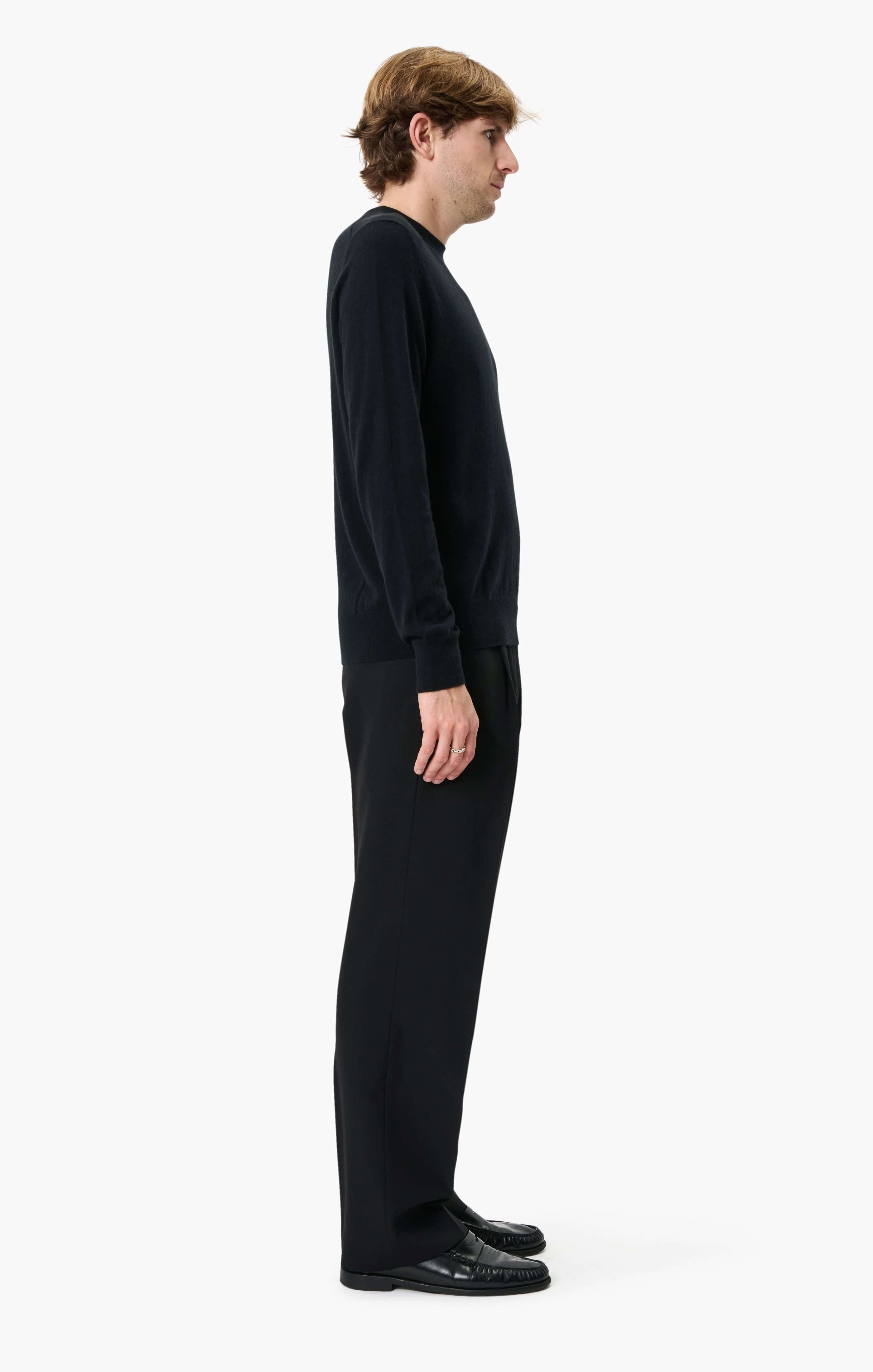 Carlos Place cashmere Sweater - Black – side view