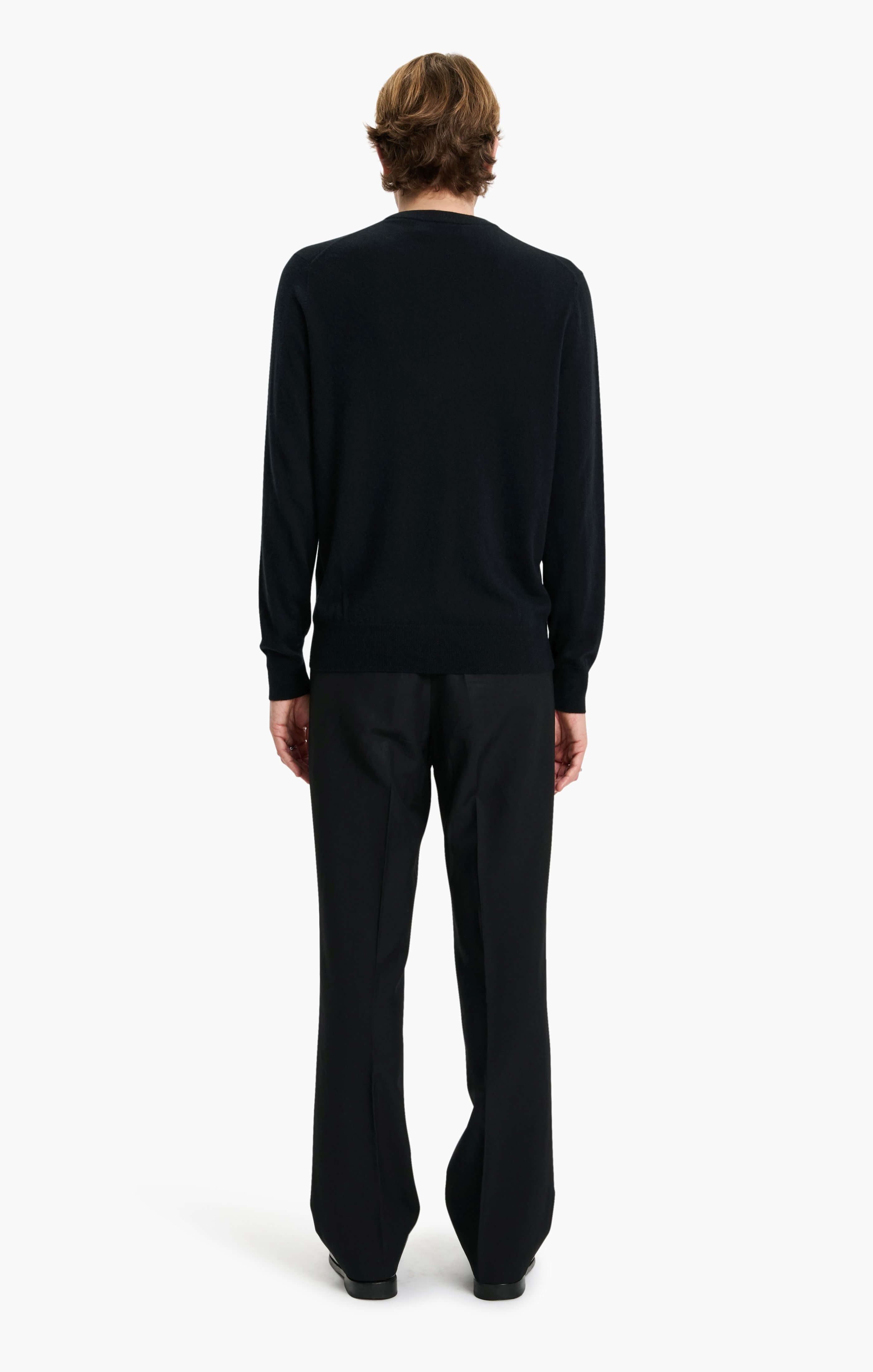 Carlos Place cashmere Sweater - Black – back view