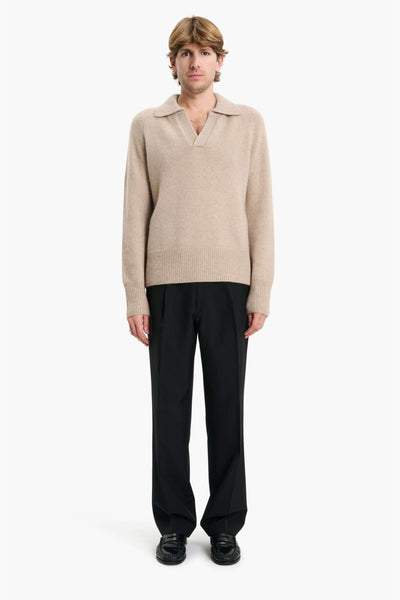 Mr Clifton Gate Sweater - Taupe Marl