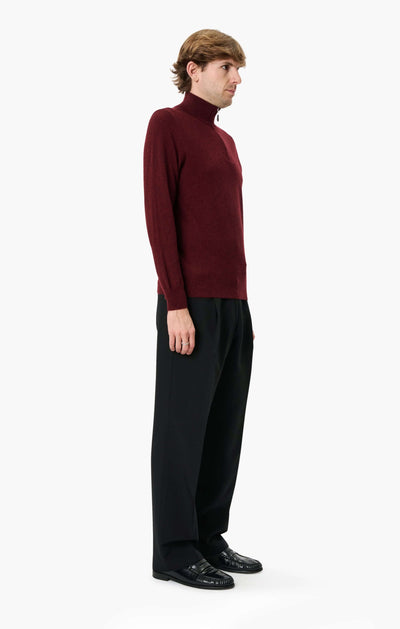Mr Fenchurch Sweater - New Burgundy