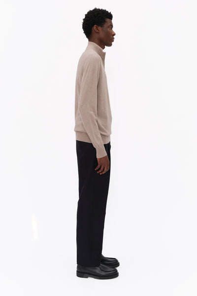 Mr Fenchurch Half Zip - Oatmeal