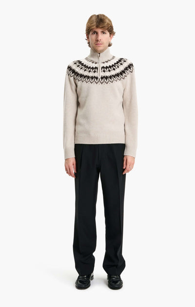 Mr Saint Gervais Sweater - Chai Farisle