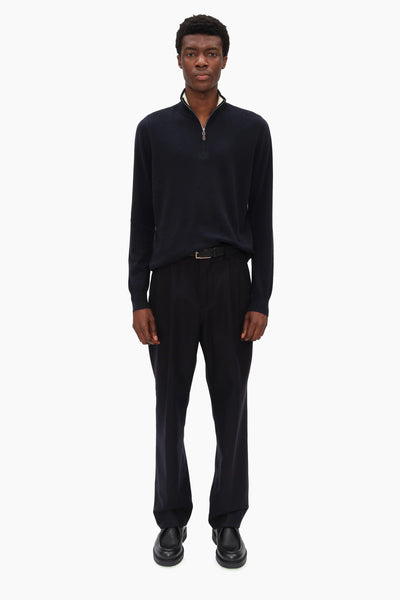 Mr Fenchurch Half Zip - Navy