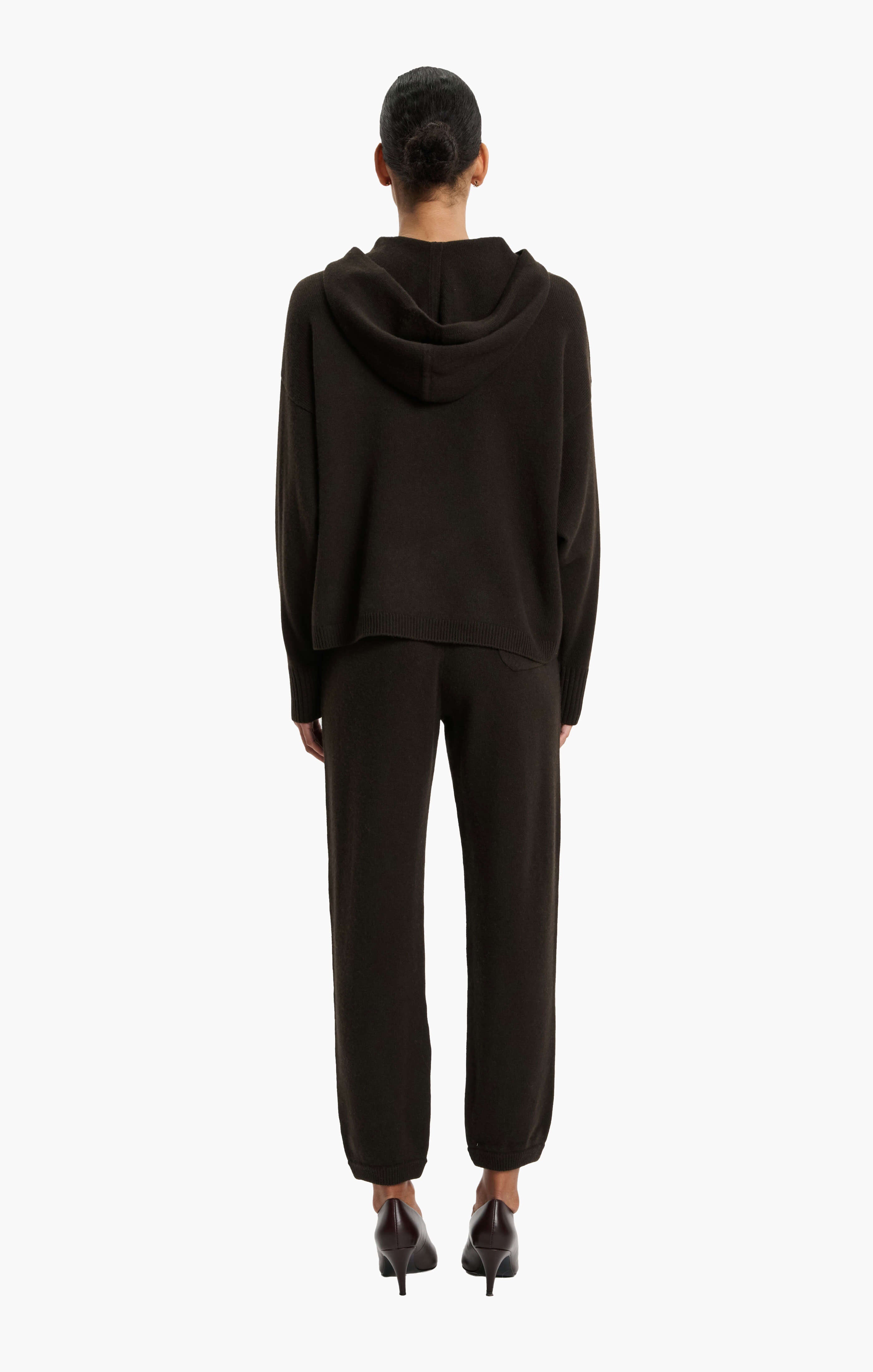 Oli Tracksuit Set - Brown Wood – back view
