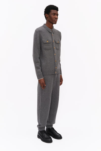 Mr Redcar Sweater - Granite Marl