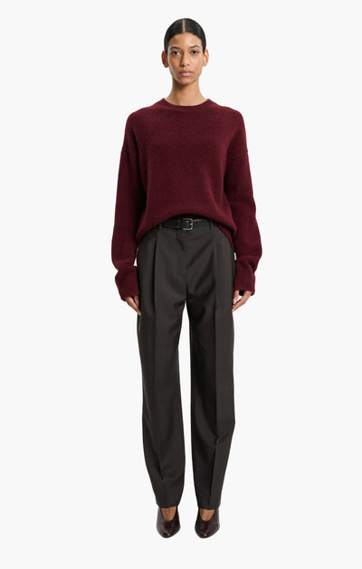 The Ivy Sweater - New Burgundy