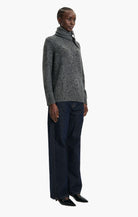 Verona cashmere Sweater with Scarf - Gallant – side view