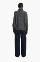 Verona cashmere Sweater with Scarf - Gallant – back view