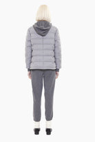Amsterdam cashmere Jacket - Flannel Grey – back view