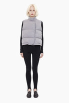 Niseko cashmere Jacket - Flannel Grey – front view