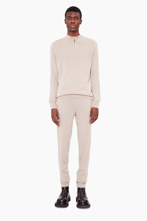 Mr Fenchurch Half Zip - Plaza Taupe