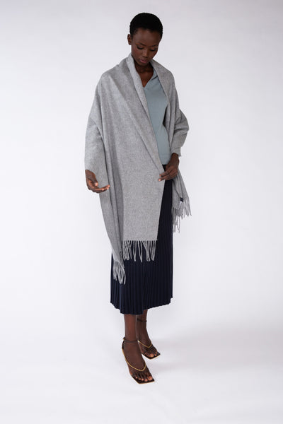 Nathan Travel Blanket - Flannel Grey
